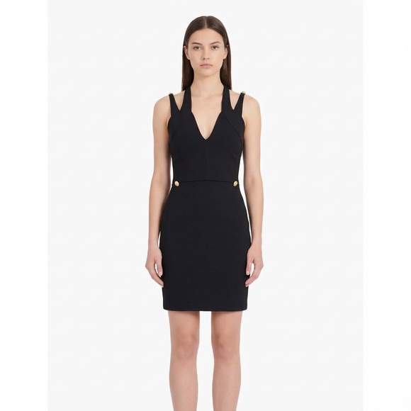 Versus Versace Dresses & Skirts - Versus Versace Black Strappy Bodycon Cocktail Dress – Size IT 42